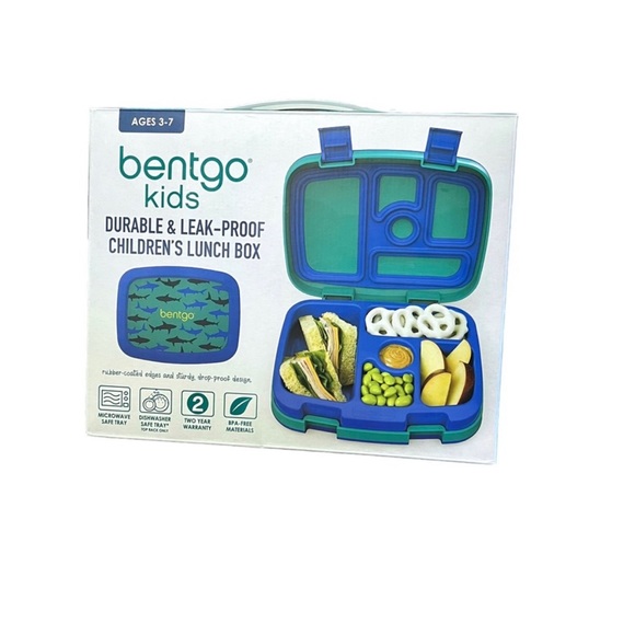 NIB Kid’s Shark Bentgo Lunchbox - Picture 7 of 11